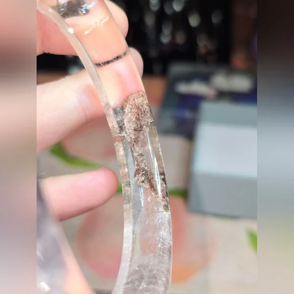 Garden Quartz Bangle Bracelet - Picture 6 of 9